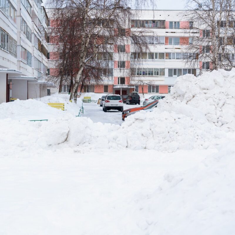 Snørydding gårdsplass