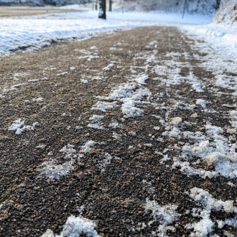 Strøing av privat vei